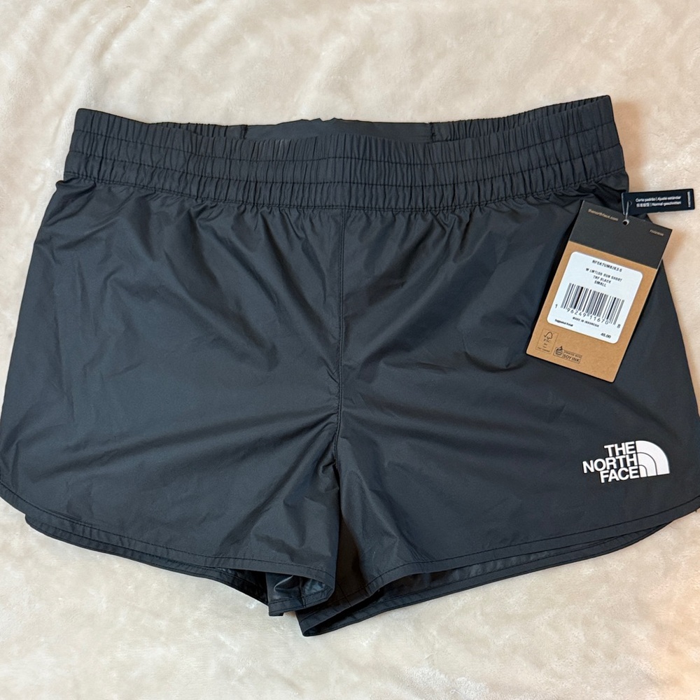 The North Face TNF Black Limitless Run Short Athletic Shorts sz Small